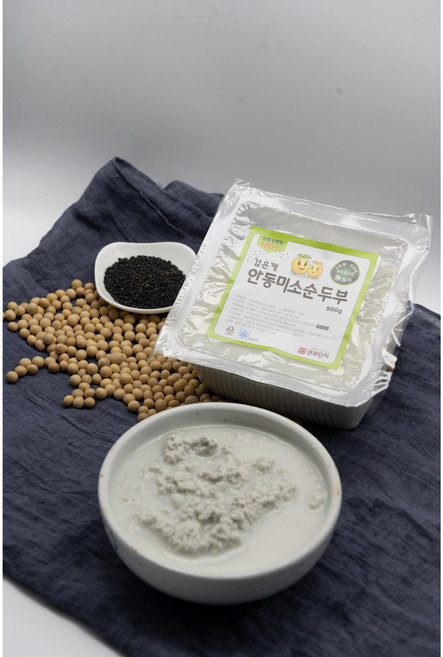 수제 순두부 800g 해양심층수로 만든 국산 안동생명콩 100%, 1개