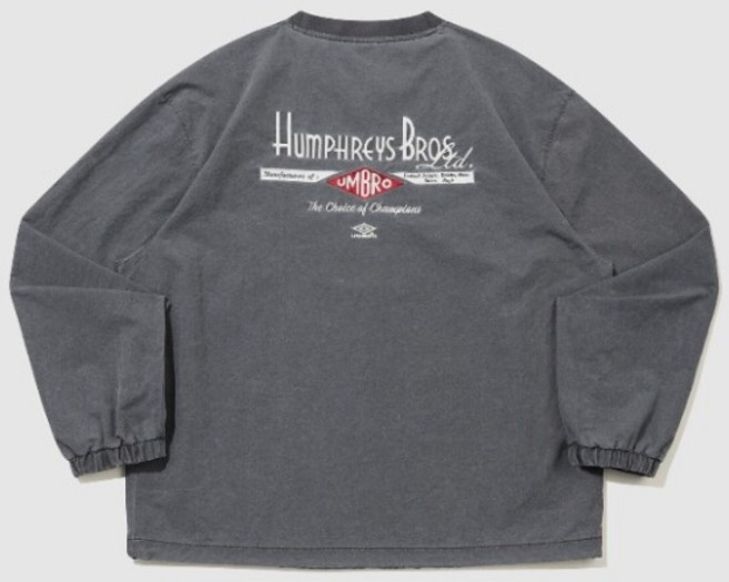 [엄브로] 긴팔티 VQA UR121CWT25-DCH HBL 엄그레이 워싱 긴팔 피스테 / DARK CHARCOAL