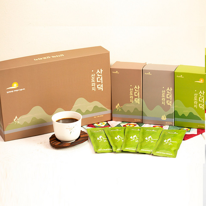 산더덕산도라지 농축액 진액 30ml x 30포 사포닌 100% 통더덕 무공해 청정지역 풍부한 영양 진한 맛 진한 향, 1박스