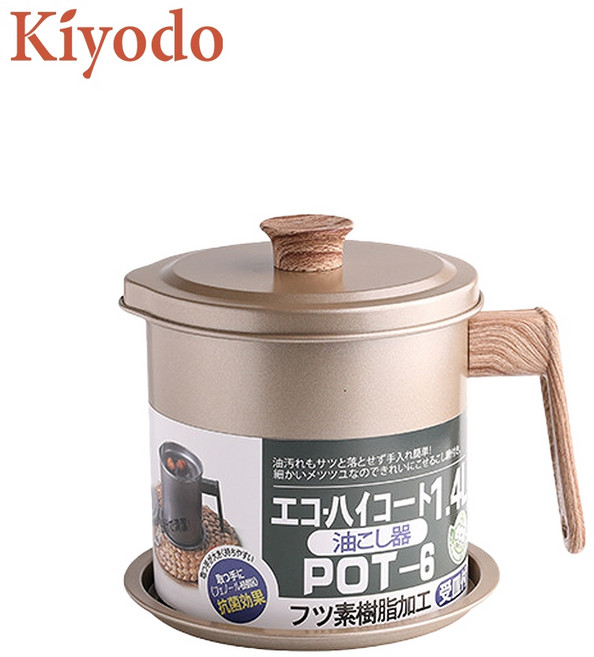 Kiyodo 日式過濾儲油壺 1.4L, 1個