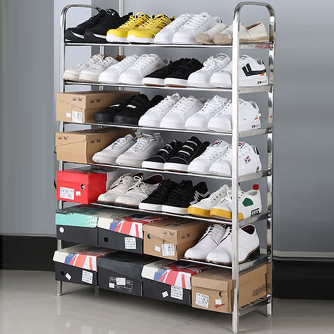 가팡 조립식 스틸 신발장 3단, 1개, 7단 대형