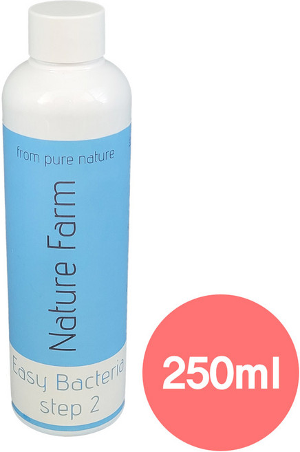 수족관용품물멍몰 네이처팜 이지 박테리아 스텝 2 250ml 고농축 아질산 질화 박테리아 스탭 STEP 백탁제거, 1개