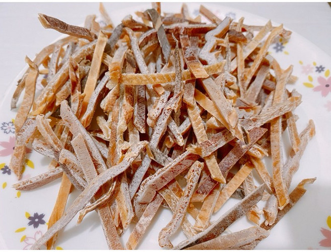 【合信蔘藥】阿根廷魷魚乾 (大尾), 1個, 魷魚乾120g(切絲)