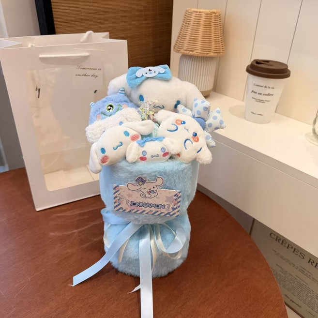 My Melody 絨毛花束籃, 1件, 大耳狗+禮物袋