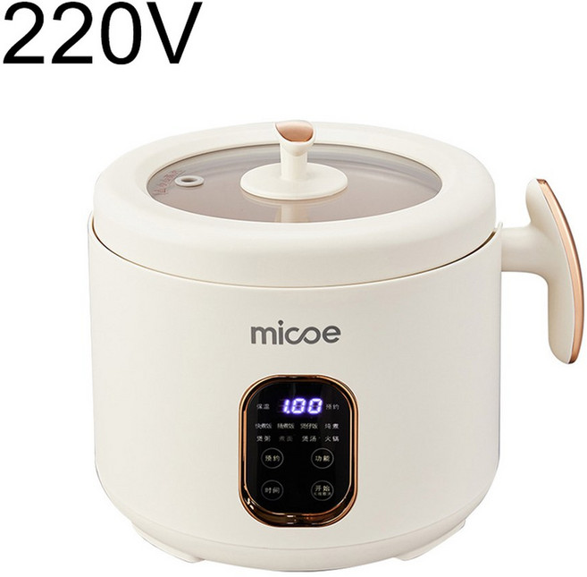 다기능 가정용 학생 기숙사 국수 요리 냄비 붙지 않는 전기 작은, 1) Basic - 미국