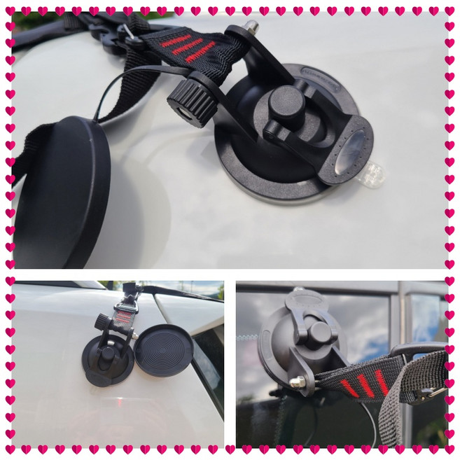 [최신형] 큐방 어닝고리 덮개포함 흡착판 흡착행어 텐트 타프 고정 캠핑카 카라반 차량, 2개세트(-500원)