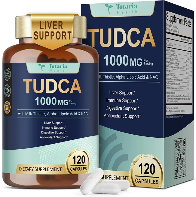 토타리아 TUDCA 1000mg 투드카 밀크씨슬 간 보호 영양제, 1개, 120정 - 쿠팡