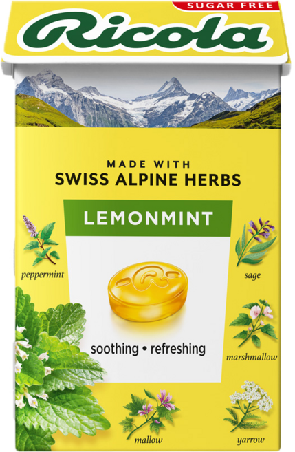 리콜라 레몬민트 캔디, 27.5g, 10개