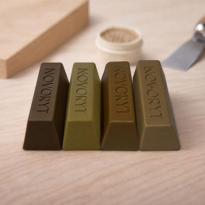 NOVORYT 4종 키트 마루보수 무광 경성 메꿈제 강마루찍힘 원목 메꾸미, 1개, 중간티크 4종