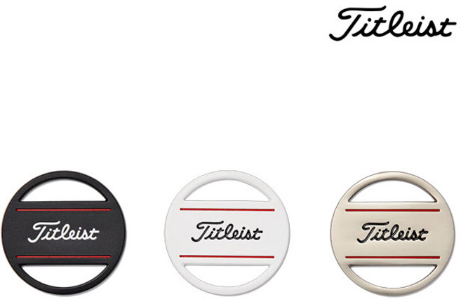 타이틀리스트 2025 볼마커 세트 TA25BMS, 블랙화이트실버, 1개