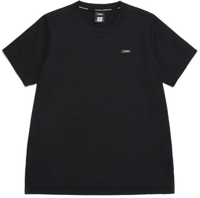 내셔널지오그래픽 NATIONALGEOGRAPHIC N252WTS930 여성 COOL MAX 스몰로고 반팔 티셔츠 CARBON BLACK
