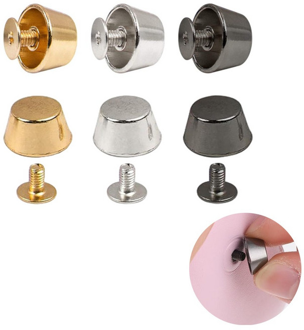 도나토르 가방 바닥 가방발 소꼬발 부자재 12p, 12개, 실버