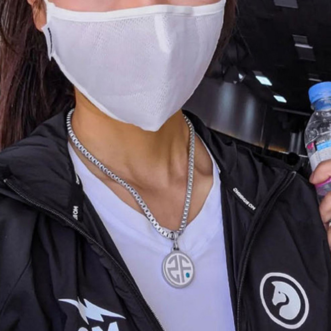 [포슘코리아] FS 마그네슘 건강목걸이 남성 여성/스포츠목걸이/헬스/운동/야구/골프/기능성/부모님선물/피로회복, 여성 M 47cm, 화이트, 1개