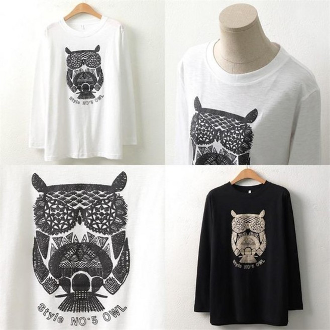 위쉬몰 MN 에스닉부엉이긴팔티(6842H210) 빅사이즈