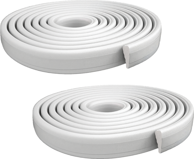 히트키퍼 신소재 문풍지 MAX 5m 2개입, 1세트, 화이트