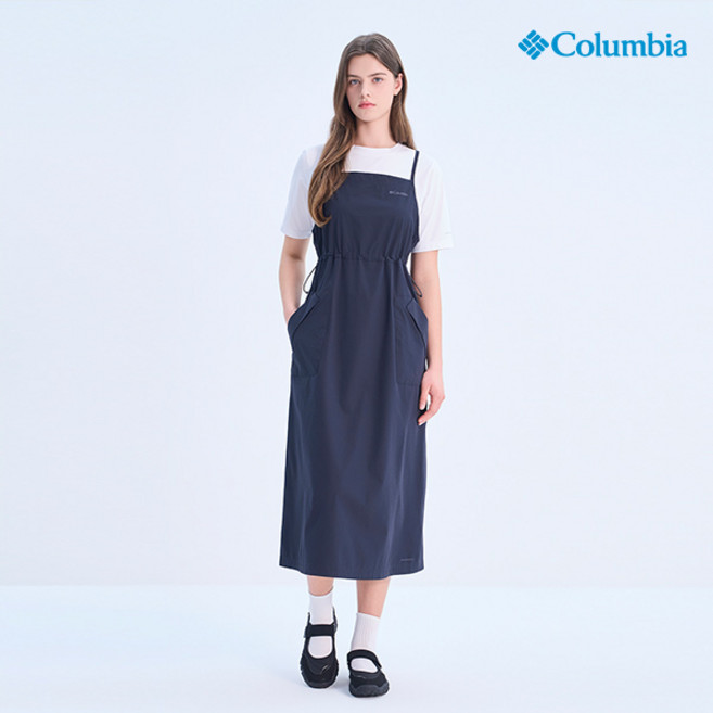 [컬럼비아] 26SS 여성 나시 롱원피스+반팔티 세트 4컬러 택1