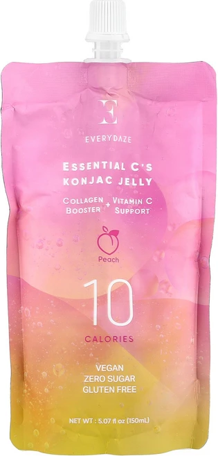 에브리데이즈 108442 에센셜 C 곤약 젤리 복숭아 맛 150ml, 1개 - 쿠팡
