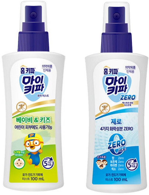 홈키파 마이키파 모기기피제 진드기 제로 키즈 100ml, 1개, 마이키파 베이비키즈