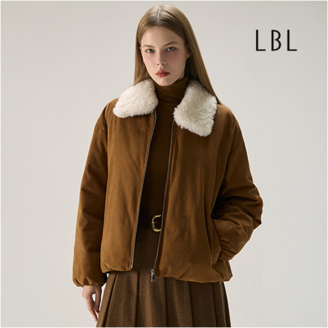 [LBL] (런칭가 159 000원)(25FW) FAUX 스웨이드 구스 다운