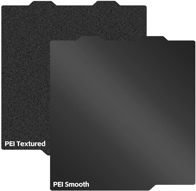 밤부 랩 X2D /P2S /P1S /A1 /P1P /X1C /X1E 3D 프린터용 UniTak3D PEI 빌드 플레이트 257x257mm 양면 매끄럽고 질감이 있는 온열 침대, 1 Double Sided PEI (Smooth+Tex, 256*268mm
