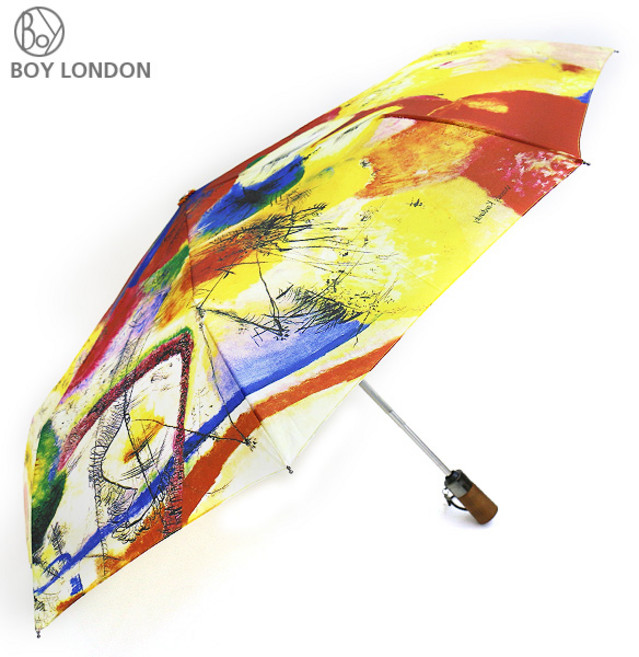 보이런던 3단완전자동우산 [검정스트로크-EL40023]