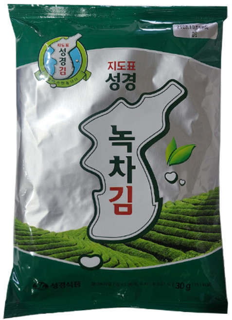 지도표 성경김 녹차 전장김 소 30g 5개