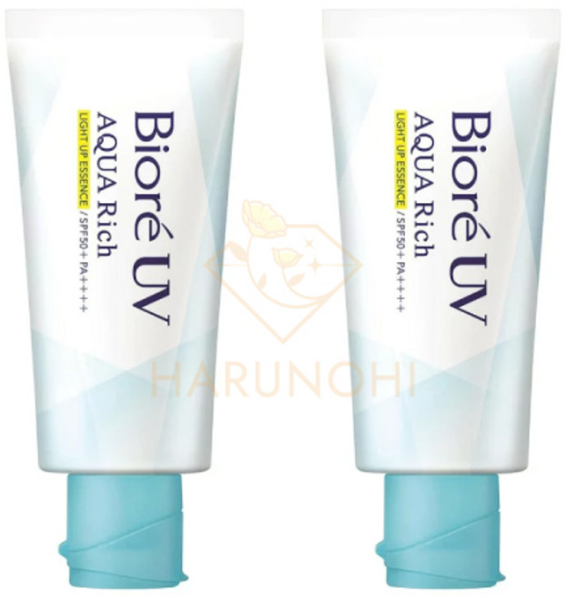 일본 비오레 UV 아쿠아리치 라이트업 에센스 대용량 100g X 2개