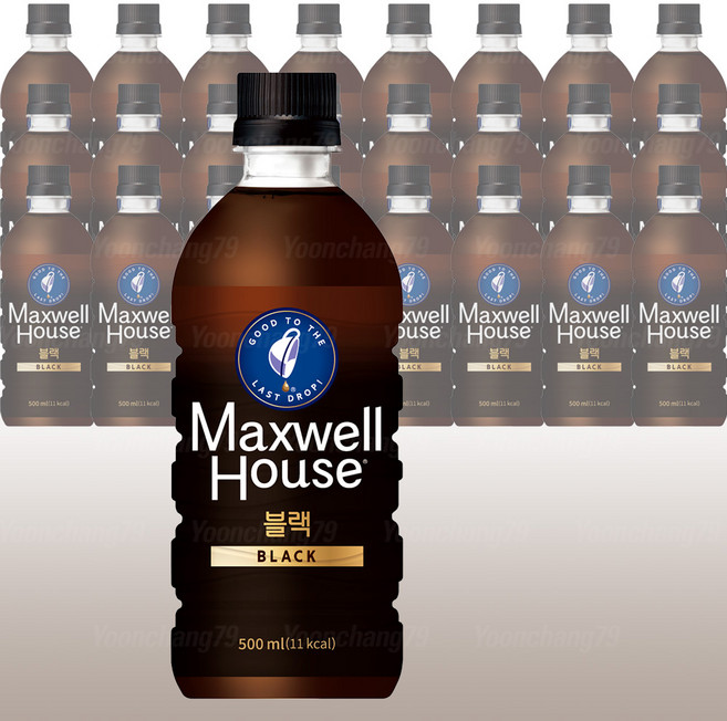 맥스웰하우스 마스터 블랙, 500ml, 24개