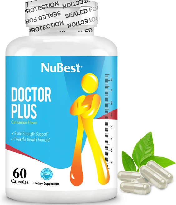 Doctor Plus by NuBest - Optimum Bone Strength Formula - Supports Strong Healthy Bones and Wellness, Pack of 1 - 60 Capsules, 60정, 1개 - 쿠팡