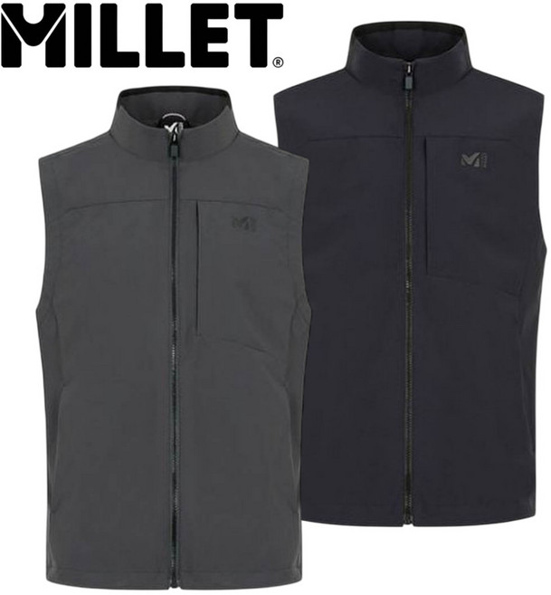 [매장발송] 밀레 남성 조끼 베스트 바람막이 등산 낚시 작업 캠핑 운동 가을