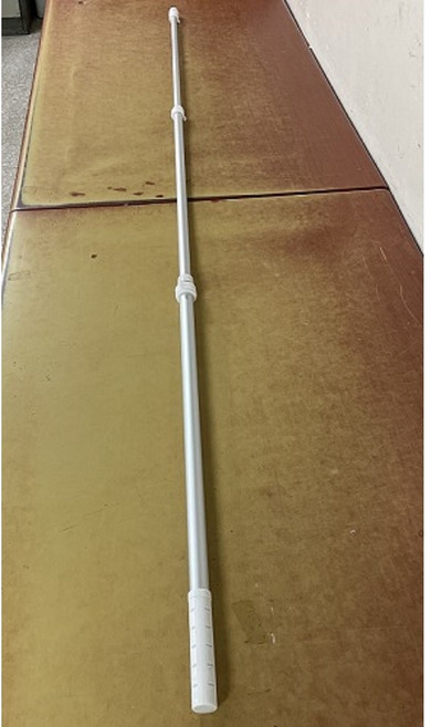 알루미늄 깃대 3단 높이 조절식 백봉 최대 길이 180cm 깃발이 바람에 엉키지 않습니다 집회용 행사용 노동조합 단체기 깃발, 1개