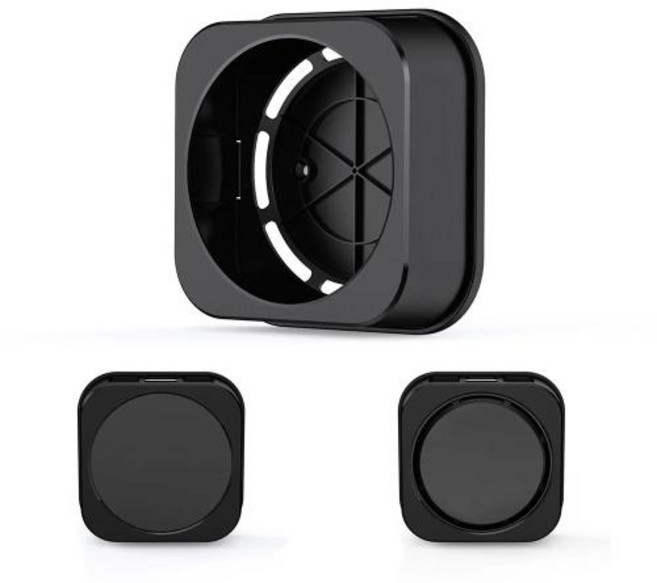 Besegad 플라스틱 벽걸이 케이스 브래킷 거치대 케이스 애플 TV 4K HD 4/5 4 세대 5 세대 셋톱 박스 액세서리