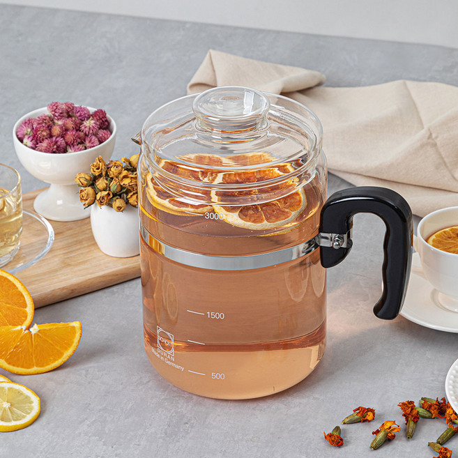 독일 쇼트듀란사 독일산 유리약탕기 3L, 1개