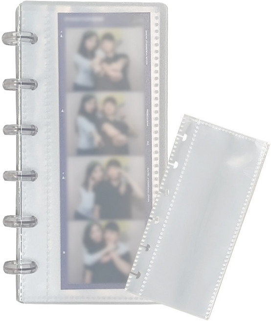 네컷앨범 인생네컷 앨범 포토카드 포토북 네컷사진 포토앨범, 1칸바인더+추가속지 총40P, 20매