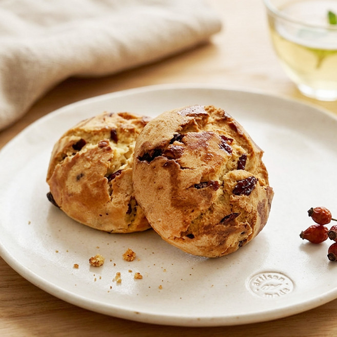 스콘 냉동 생지, 크린베리 스콘 1봉지, 12개, 100g