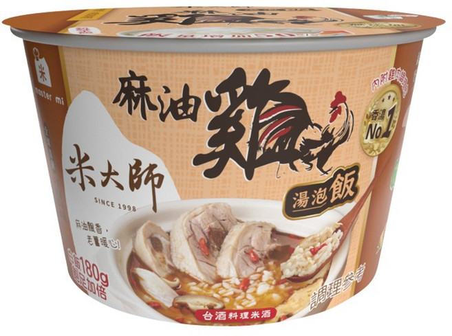 米大師 湯泡飯麻油雞232g, 232g, 1個