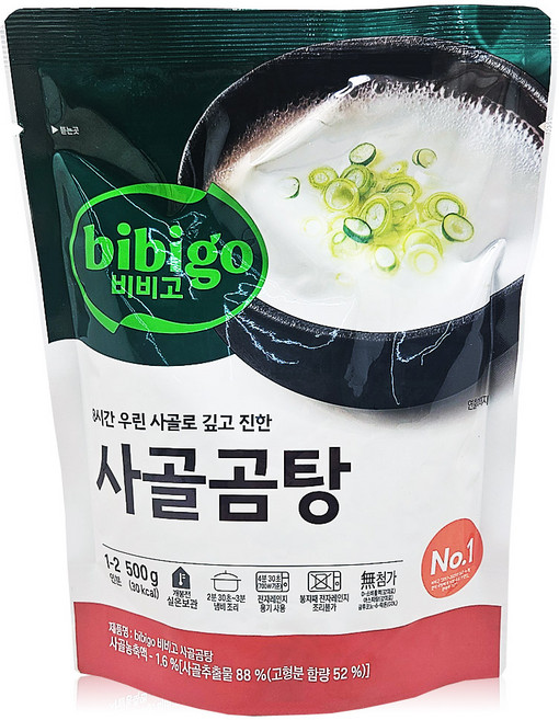 비비고 사골곰탕, 500g, 3개