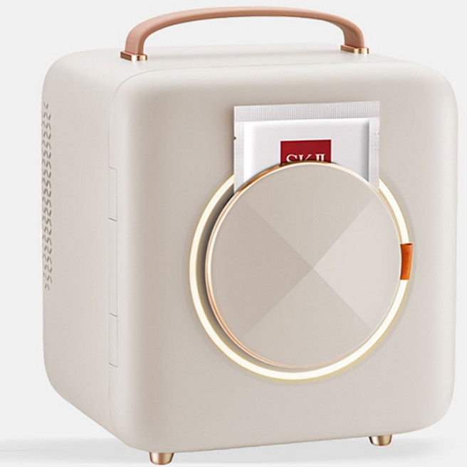 미니 화장품냉장고 초소형 무소음 뷰티 향수 냉동고, 9L 화이트