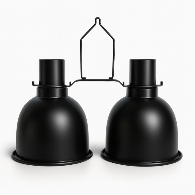 스파크쥬 트윈등커버소켓 파충류 램프소켓 180DW, 1개