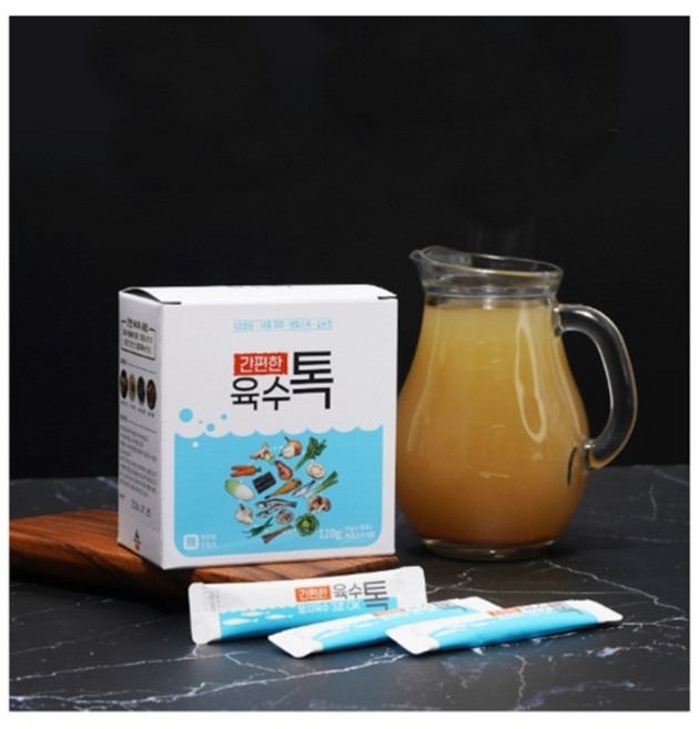 간편한 육수톡 4gx60포 동결건조 육수조미료, 120g, 2개
