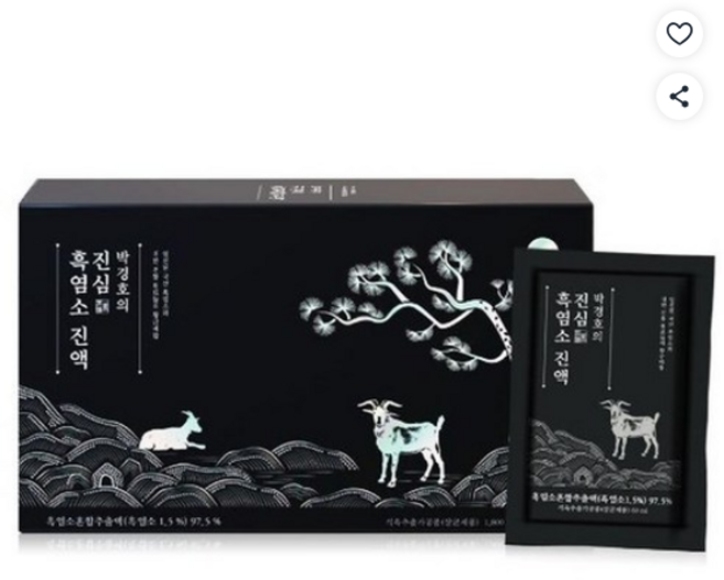메이준뉴트리 박경호의 진심 흑염소 진액 4박스(120포), 1.8L, 4박스