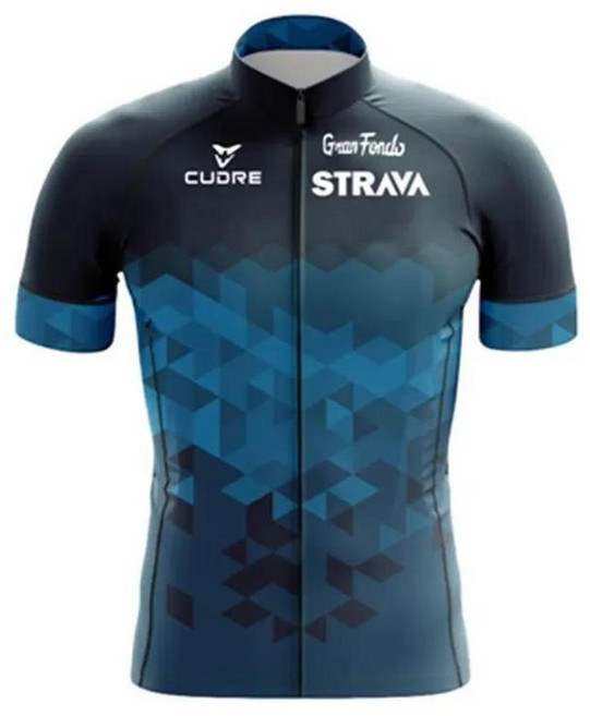 STRAVA 夏季短袖騎行服套裝 男