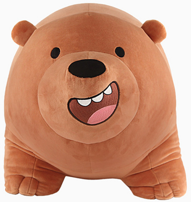 위베어베어스 자이언트(90cm)_그리즐리 대형 인형 선물, 위베어베어스 자이언트 시팅(90cm) 그리즐리