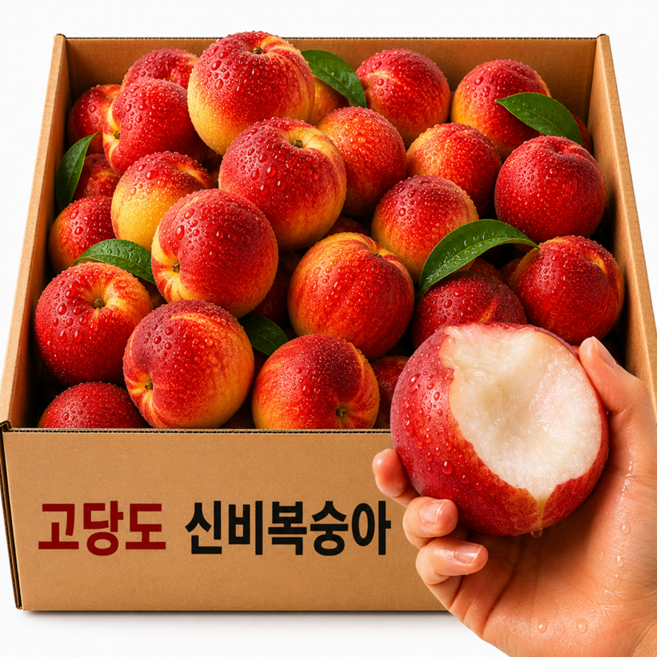 [재구매1위] 고당도 산지직송 신비복숭아 중소과, 1박스, 1kg