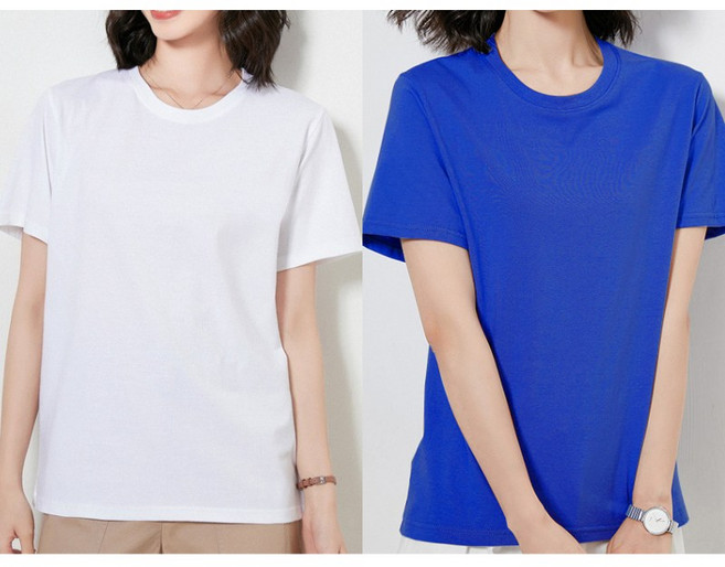 반팔 티셔츠 여자 무지 티셔츠