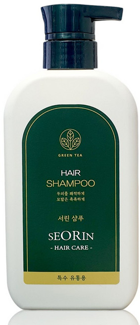보습 한방 샴푸 녹차추출물 댕기머리 서린 샴푸 500ml, 1개