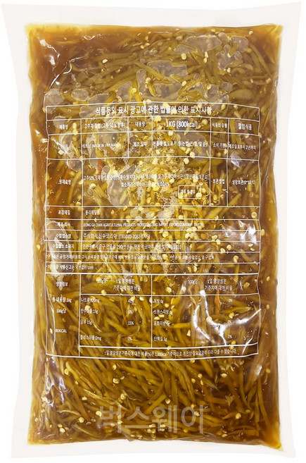 청양고추채절임 1kg 고추채장아찌, 1개