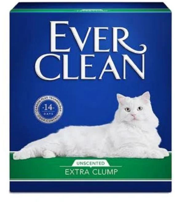 Eve Clean 藍鑽貓砂 4倍淨味 多貓 礦砂, (綠標)低敏除臭貓砂-無香, 1個, 8.5kg