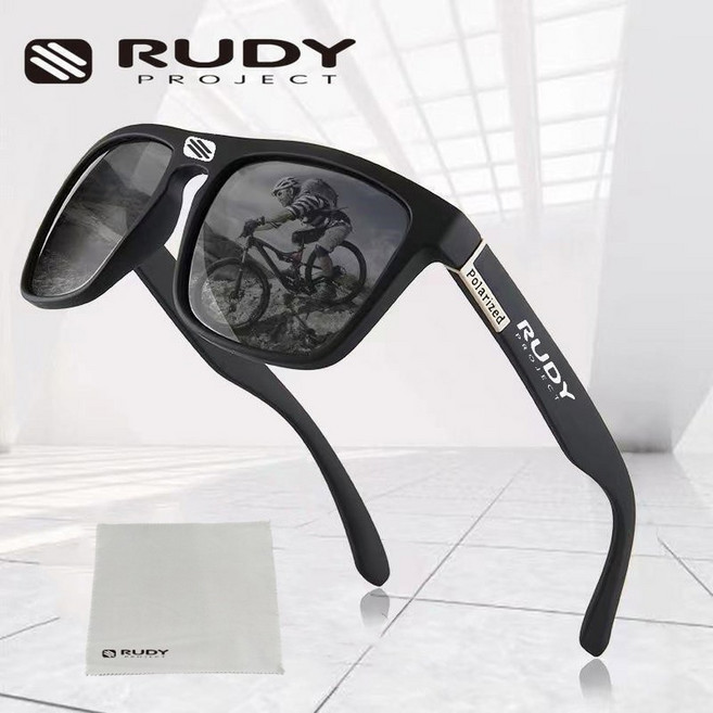 RUDY PROJECT 사이클링 스포츠 안경 방풍 도로 자전거 남성과 여성을위한 특수 보호 선글라스, black, 1개