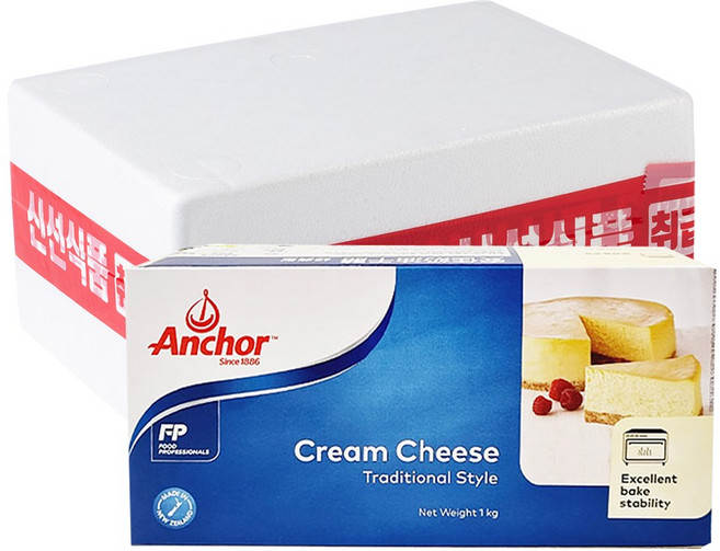 앵커크림치즈 1KG, 1개